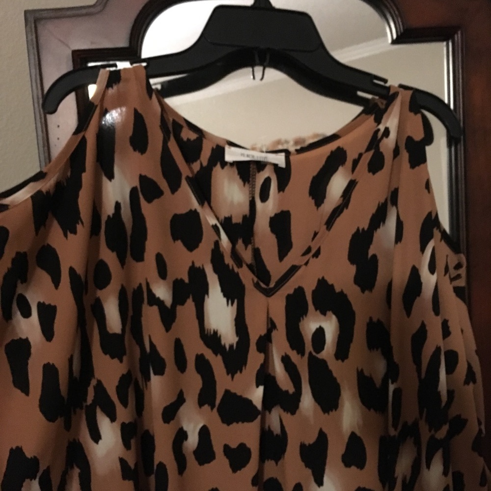 Cheetah top peach love